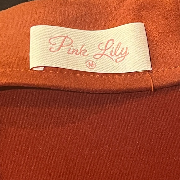 Rusty suede dress, medium size, worn once. - Picture 6 of 6